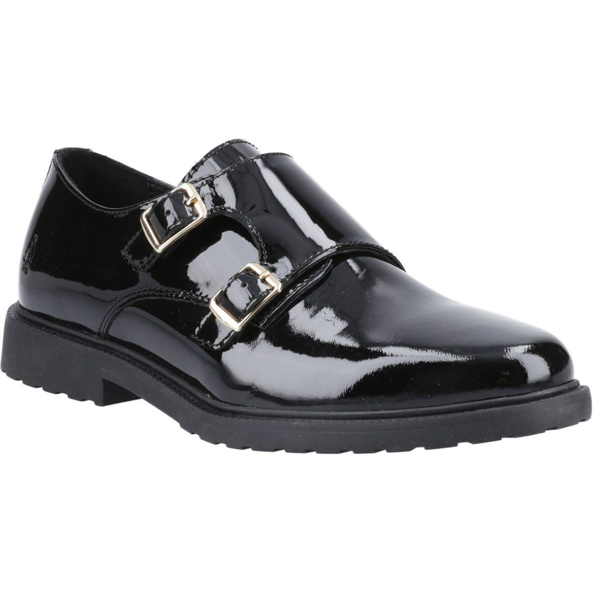 Doppel-Monkstrap-Schuhe aus Lackleder