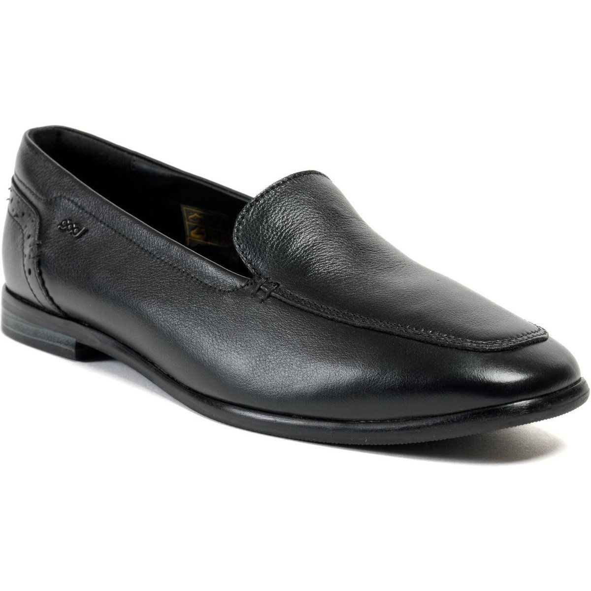 Klassische Leder-Slipper zum Reinschlüpfen