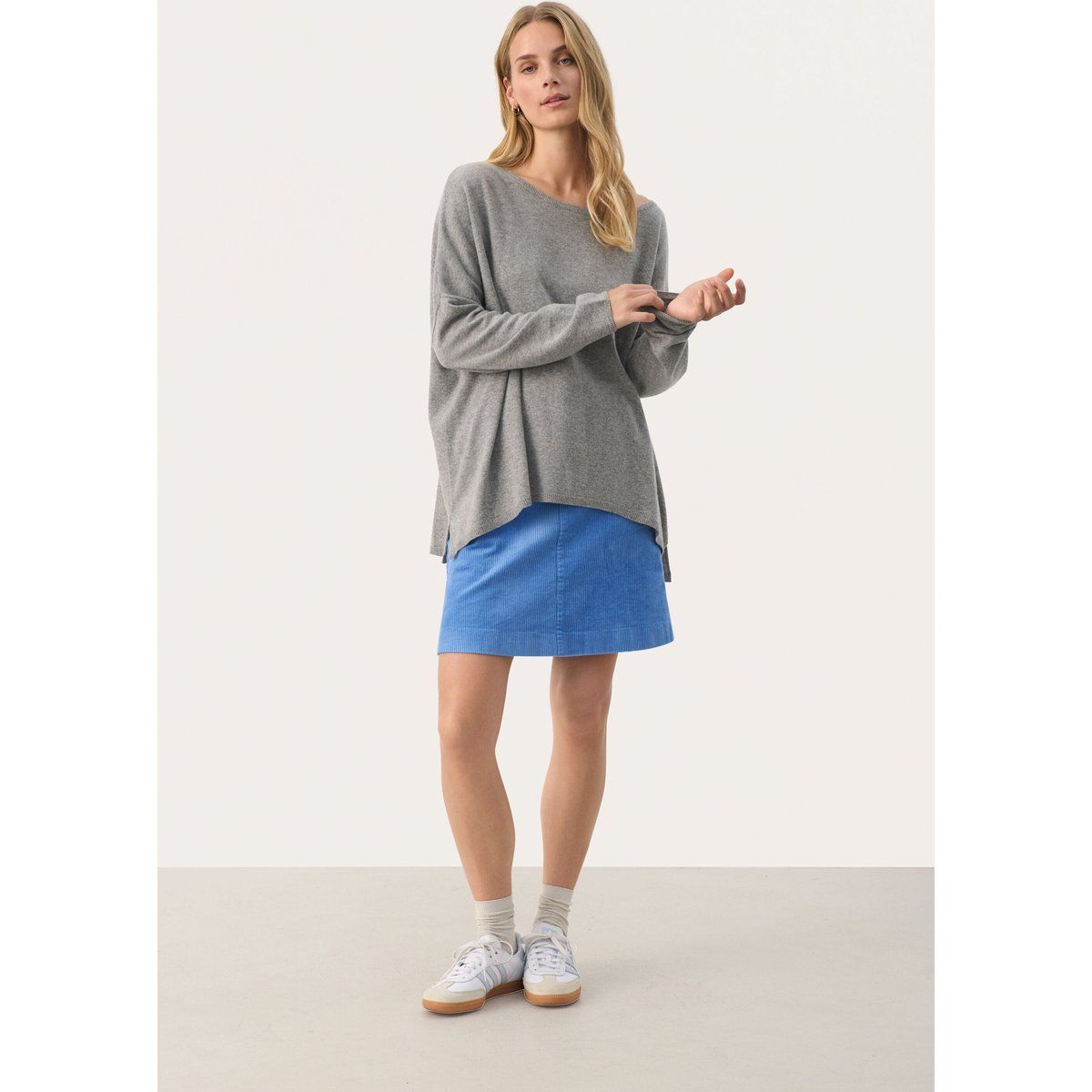 Lockerer Strickpullover mit Kaschmir-Anteil