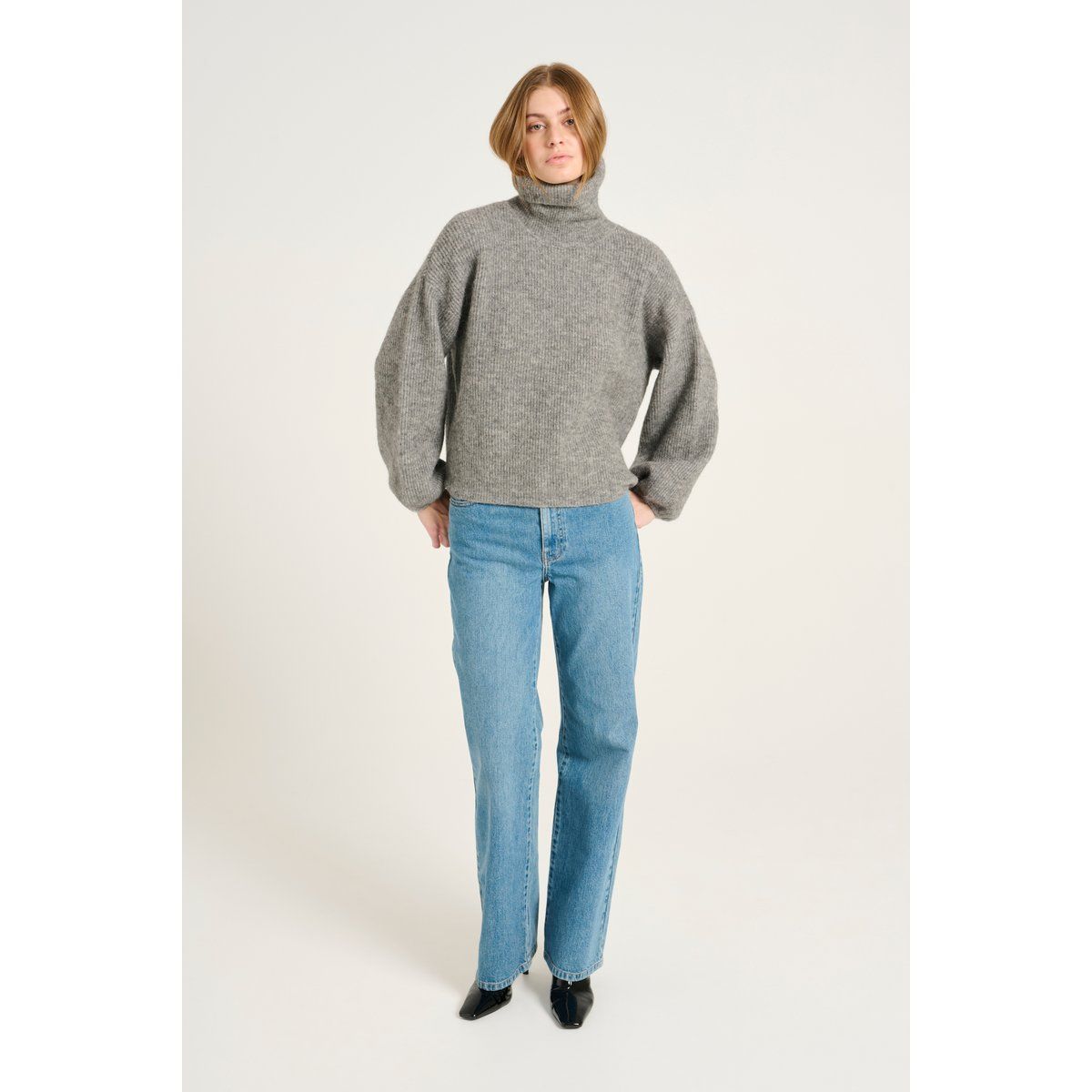 Kuscheliger Rollkragenpullover aus Alpaka-Mix