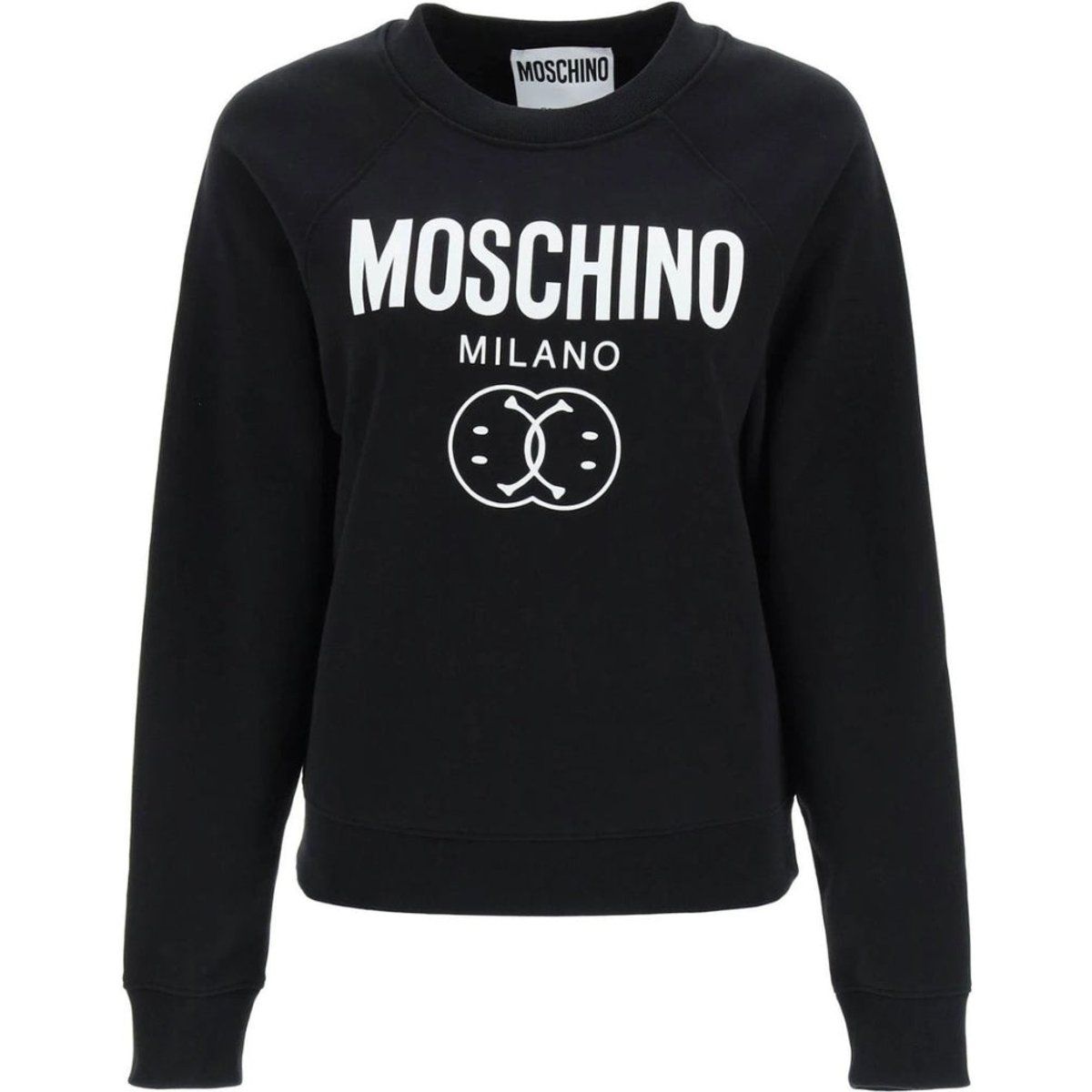 Sweatshirt mit Doppel-Smiley-Logoprint
