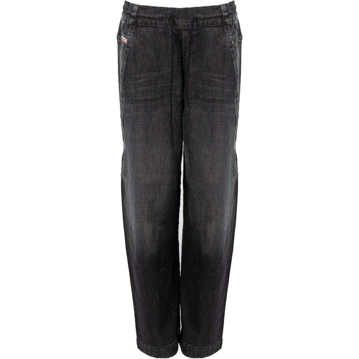 Jeans-Jogger mit Tunnelzug