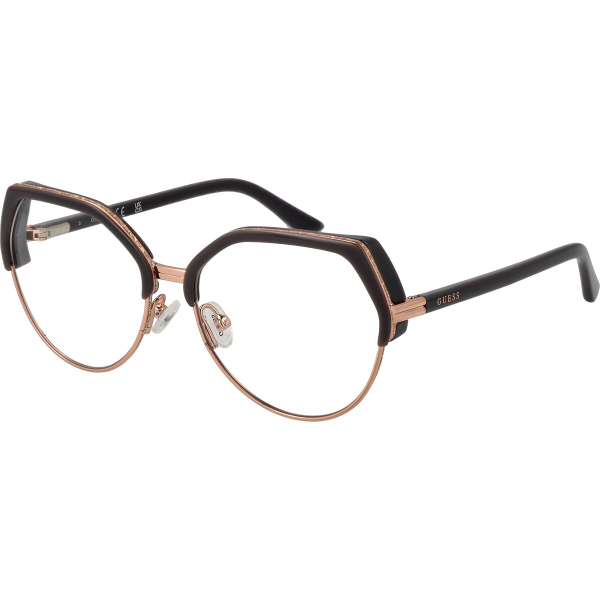 Geometrische Cat-Eye Brillenfassung