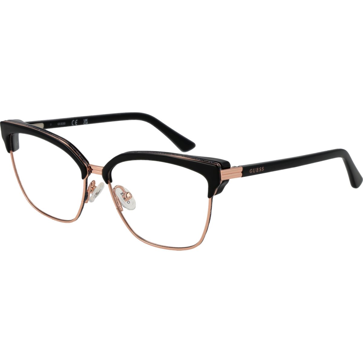 Cat-Eye Brillenfassung im Browline-Stil