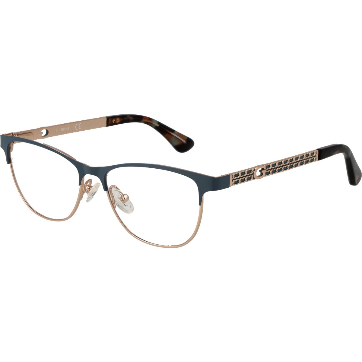 Elegante Cat-Eye-Silhouette mit Kettendetail
