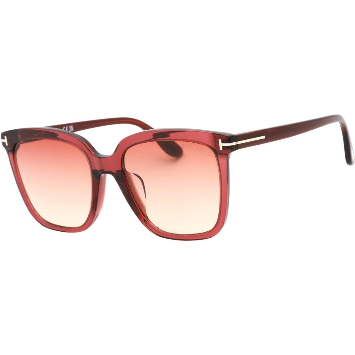 Elegante Quadratische Sonnenbrille mit Farbverlauf