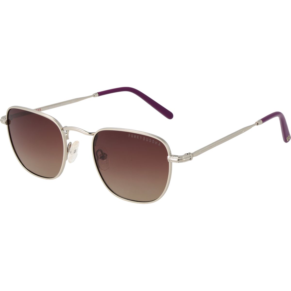 Klassische Eckige Metall-Sonnenbrille