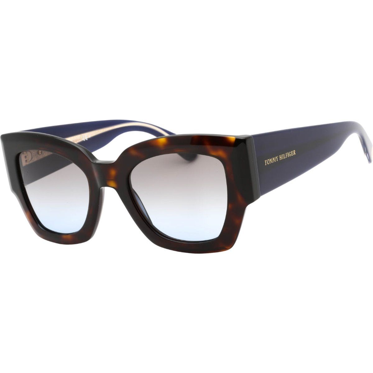 Übergroße Cat-Eye-Sonnenbrille mit dickem Rahmen