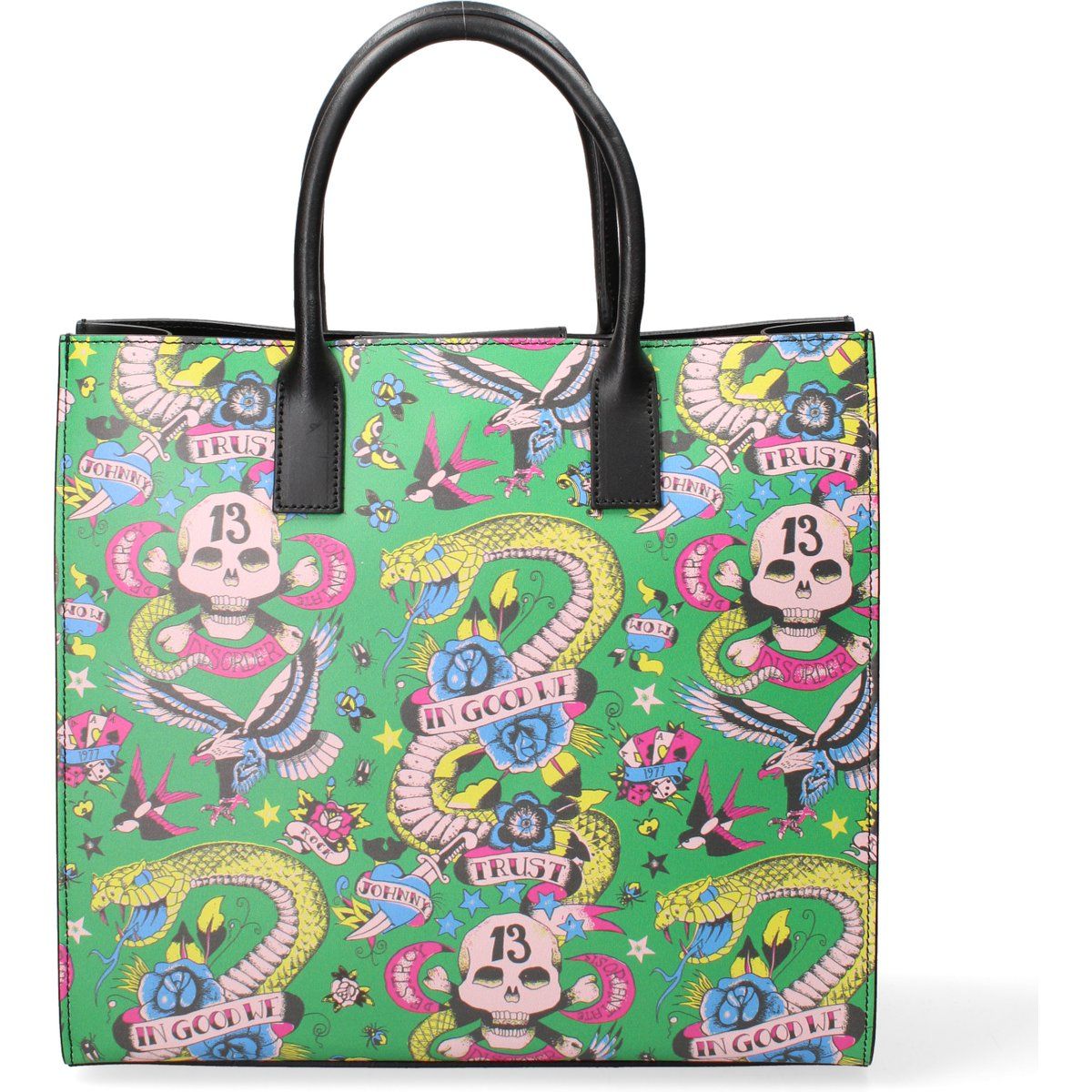 Shopper mit Tattoo-Grafik-Motiv
