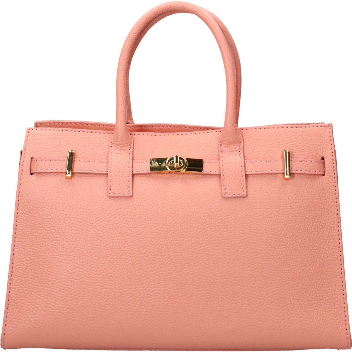 Elegante Handtasche aus genarbtem Leder