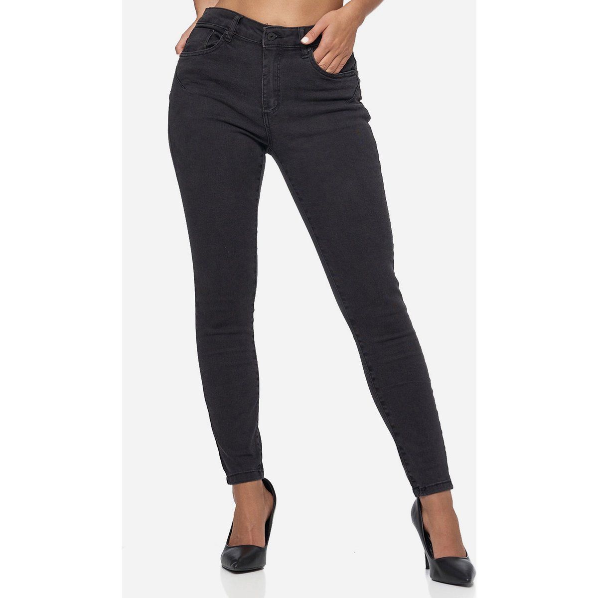 Klassische Skinny-Jeans in Knöchellänge