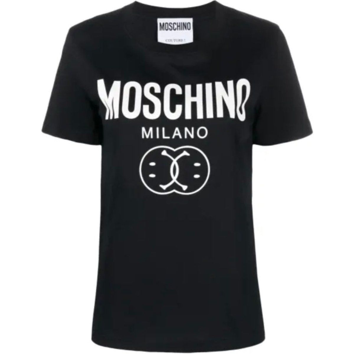 T-Shirt mit gewelltem Logo-Print
