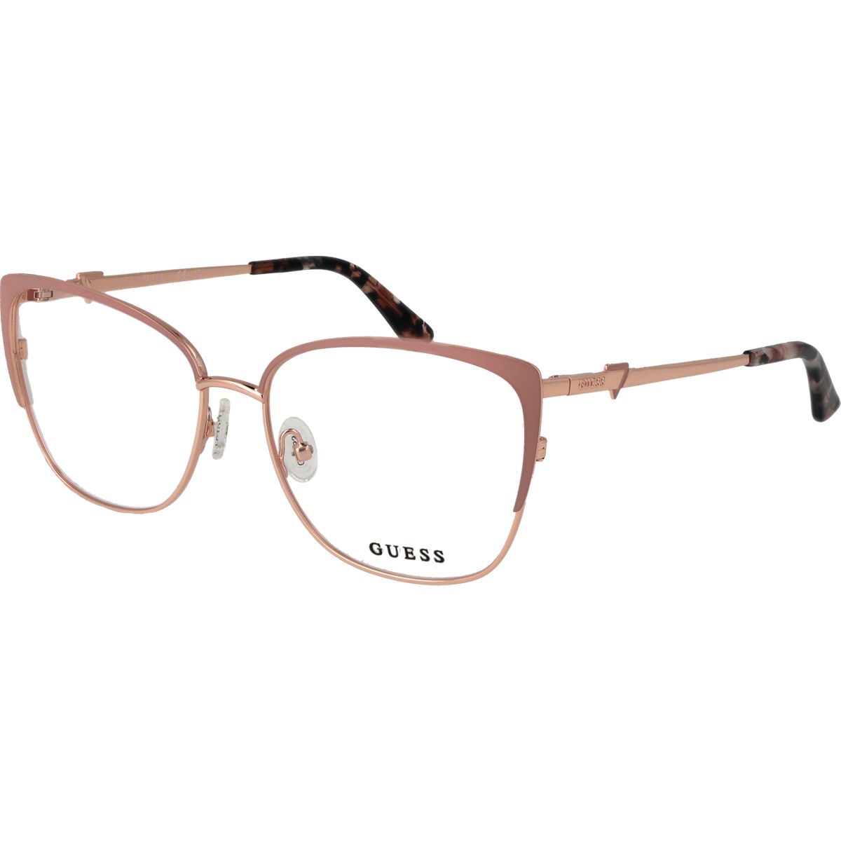 Elegante Cat-Eye Metallbrille