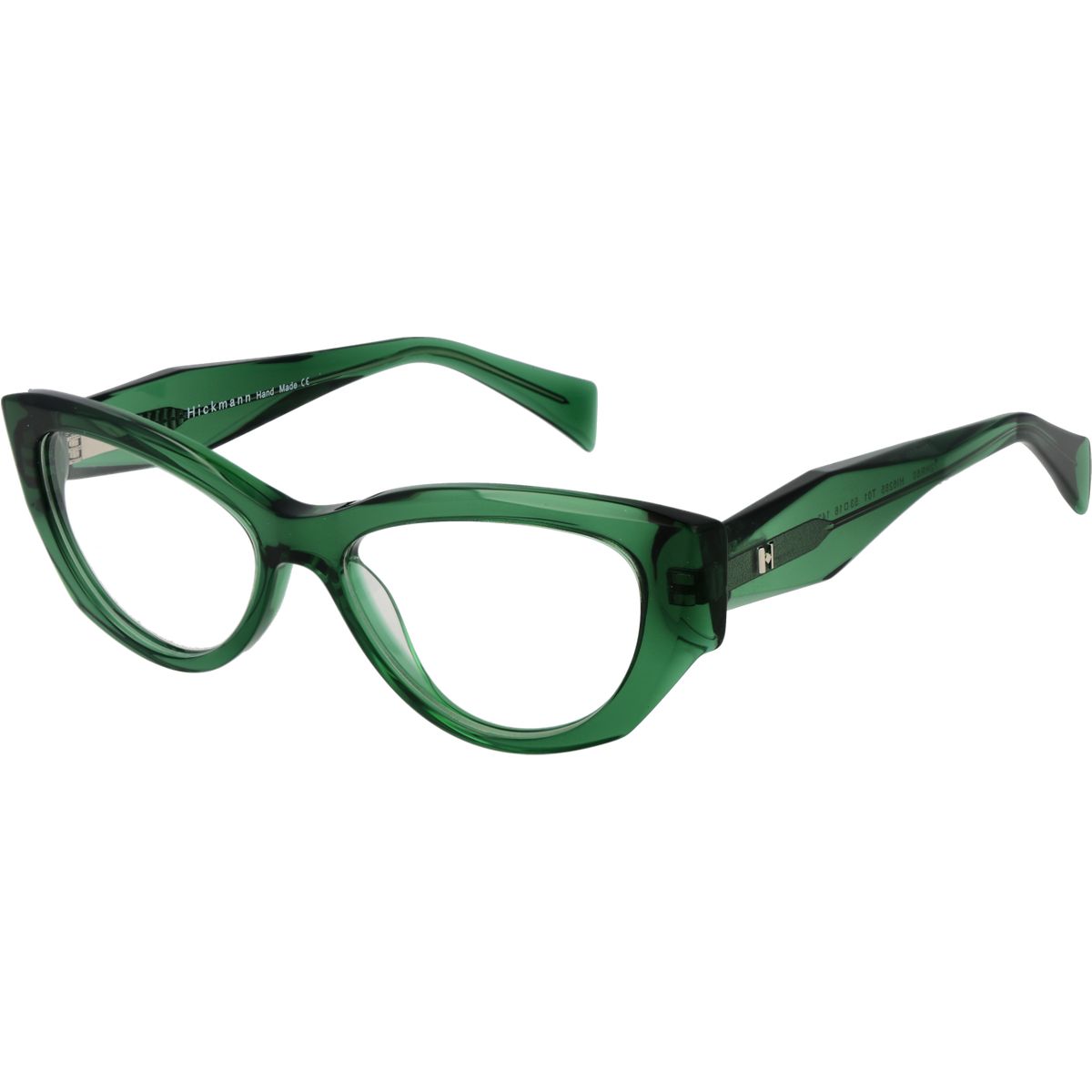 Schicke transparente Cateye-Brillenfassung