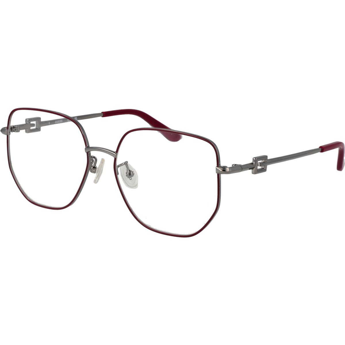 Geometrische quadratische Metallbrille