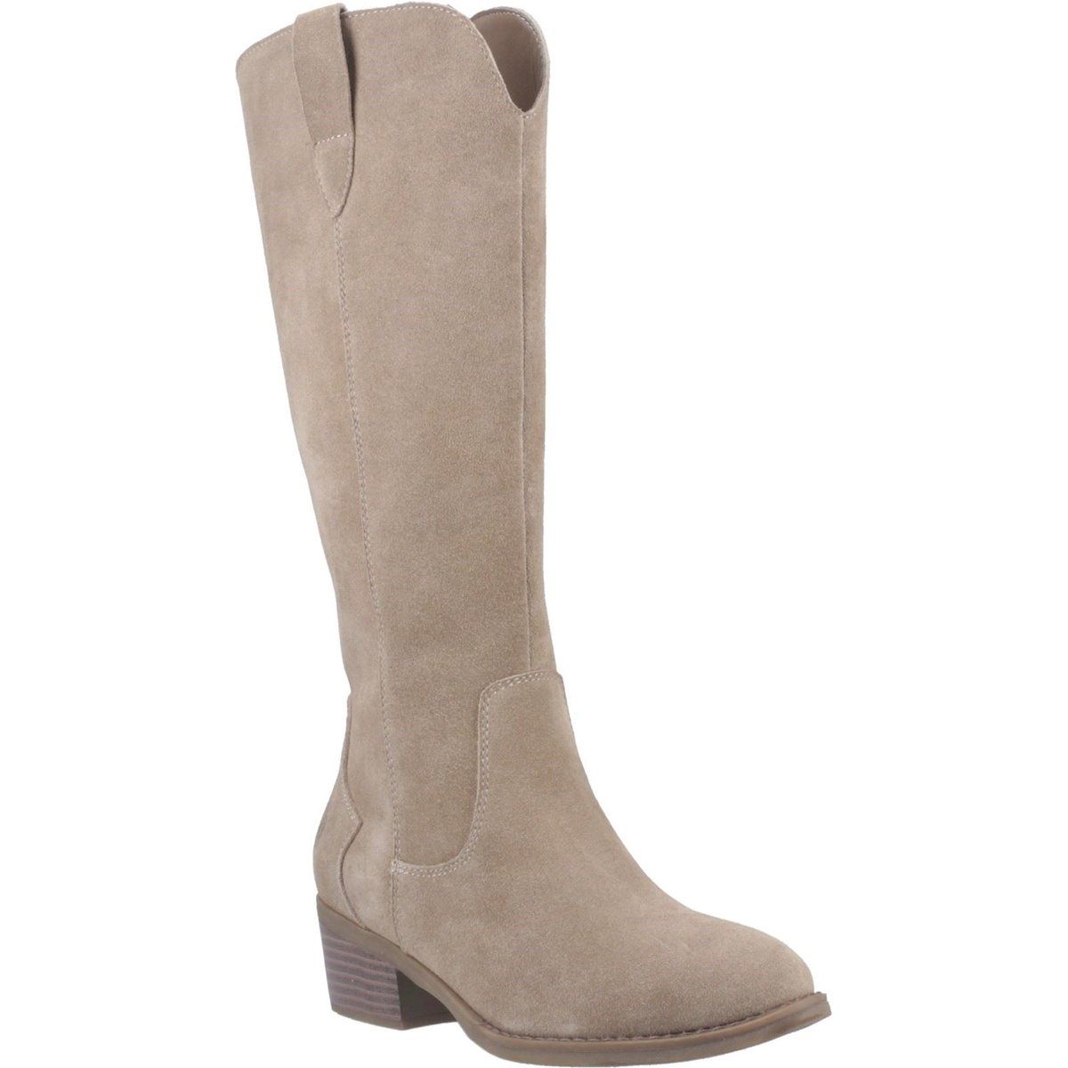 Kniehohe Westernstiefel aus Wildleder