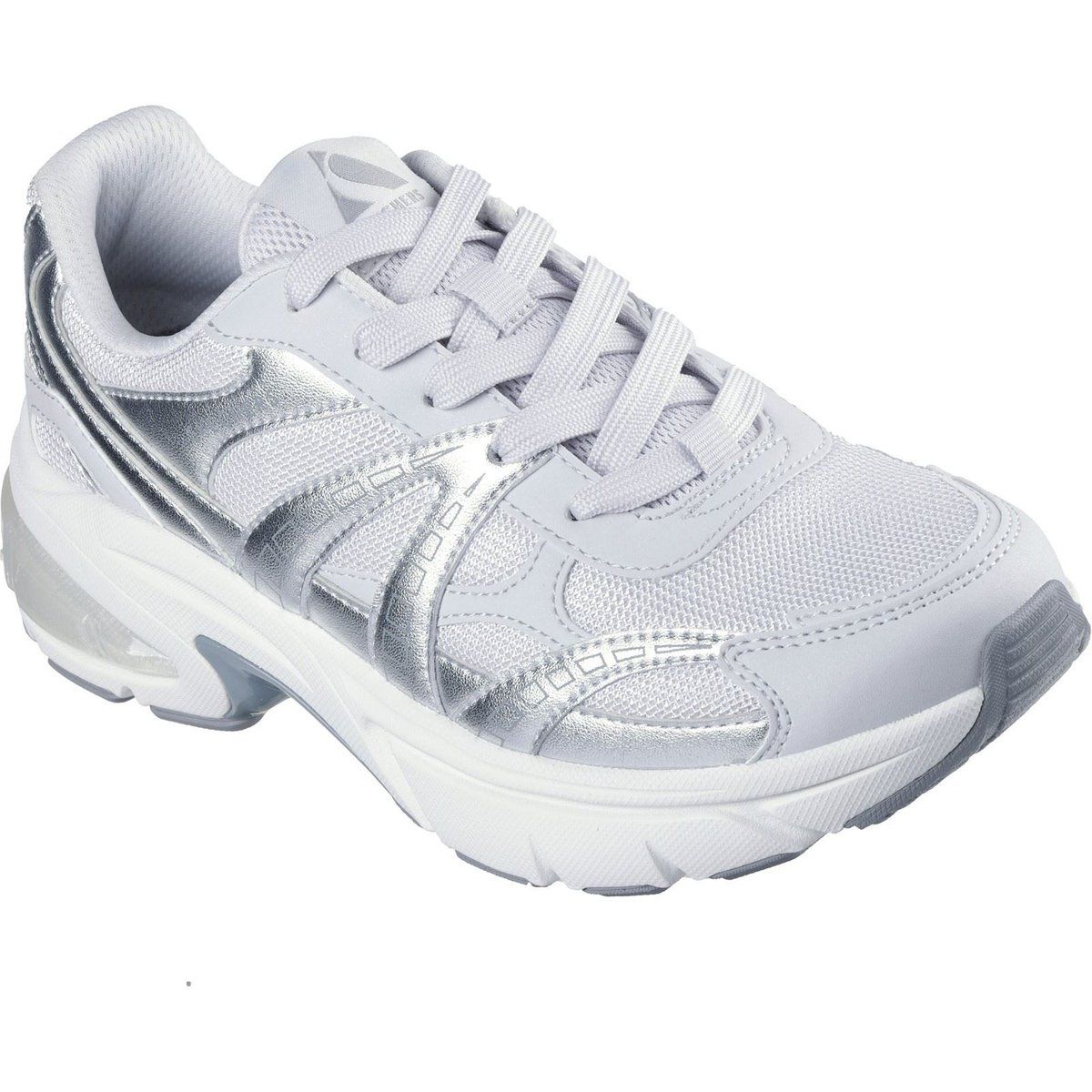 Chunky-Sneaker mit Metallic-Mesh-Einsätzen