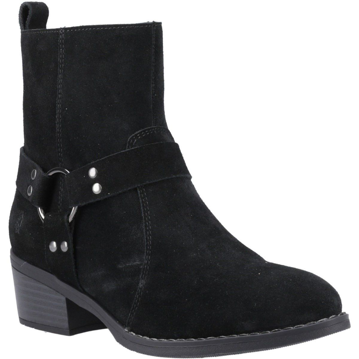 Wildleder-Stiefeletten im Western-Stil