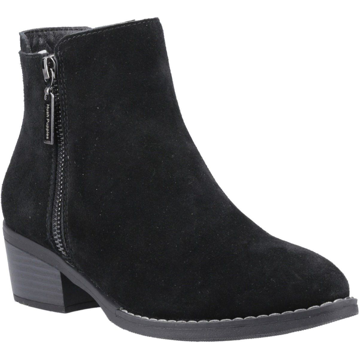 Suede-Stiefeletten im Western-Look