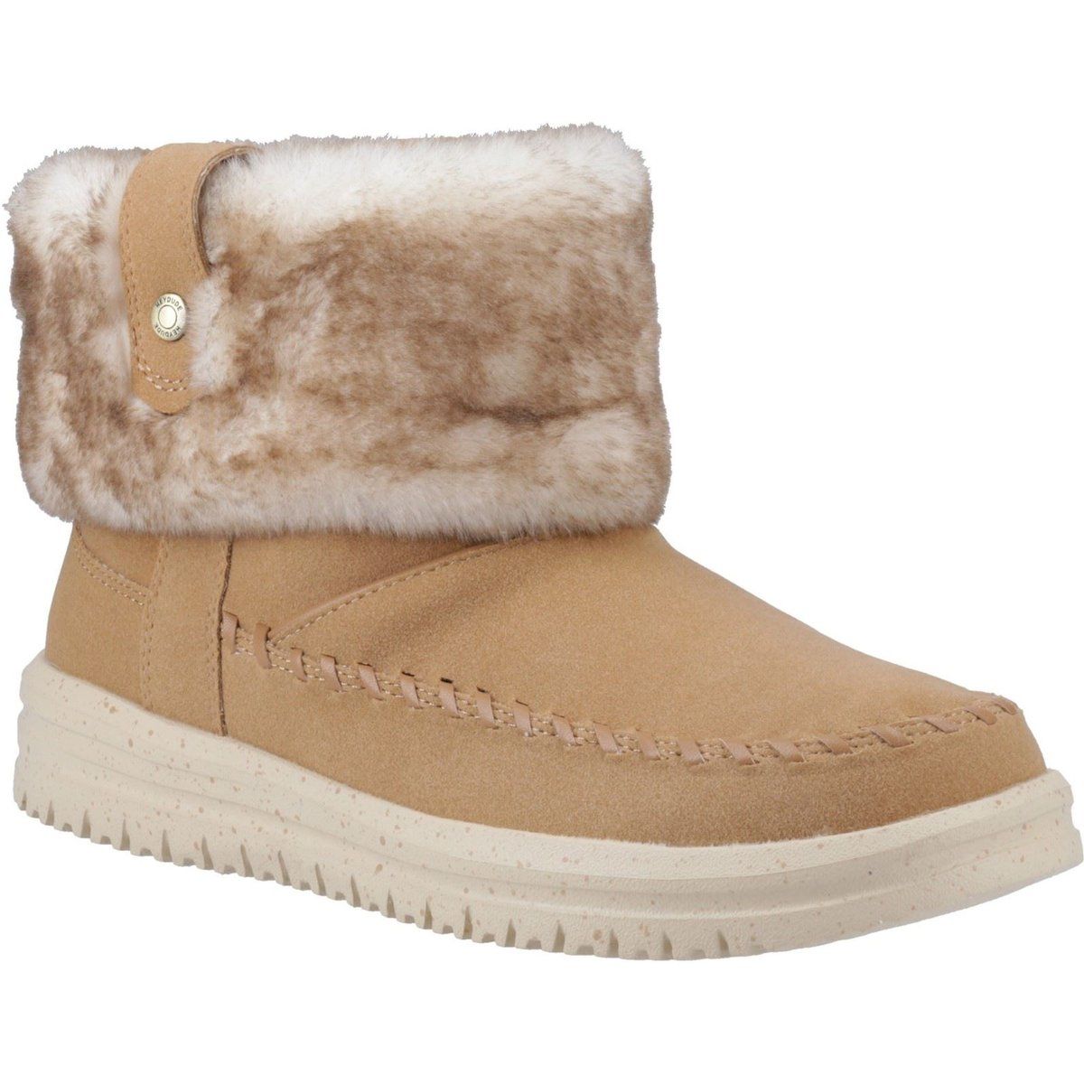 Gemütliche Stiefeletten mit Kunstpelz