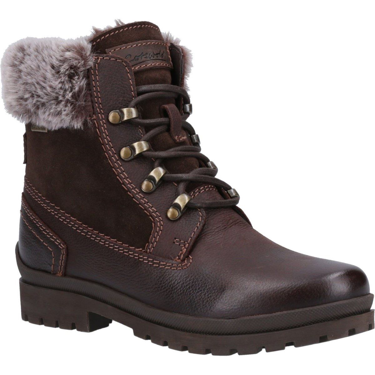 Wasserdichte Winter-Stiefeletten mit Schnürung