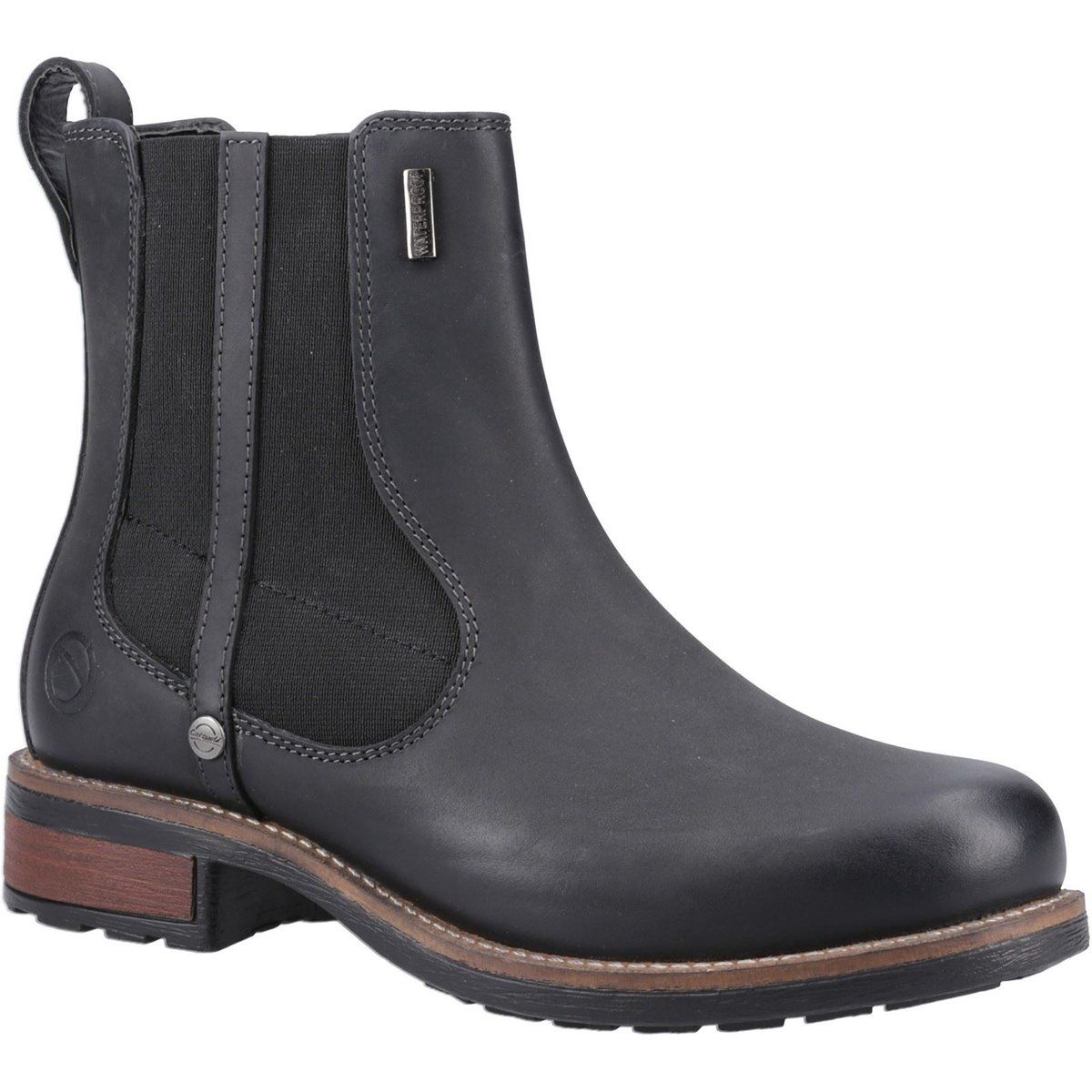 Wasserdichte Chelsea-Boots aus geöltem Leder