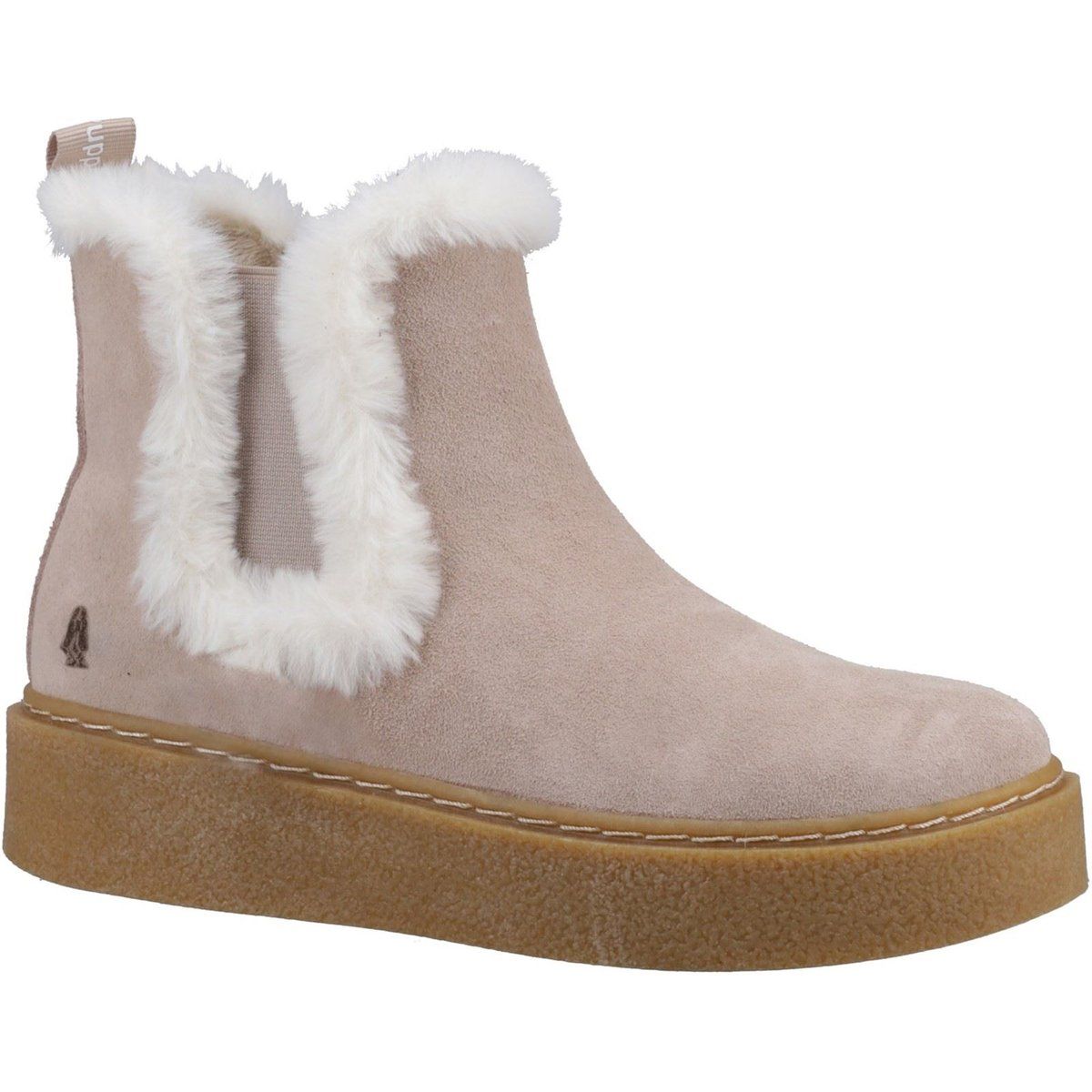 Gemütliche Plateau-Chelsea-Boots aus Wildleder