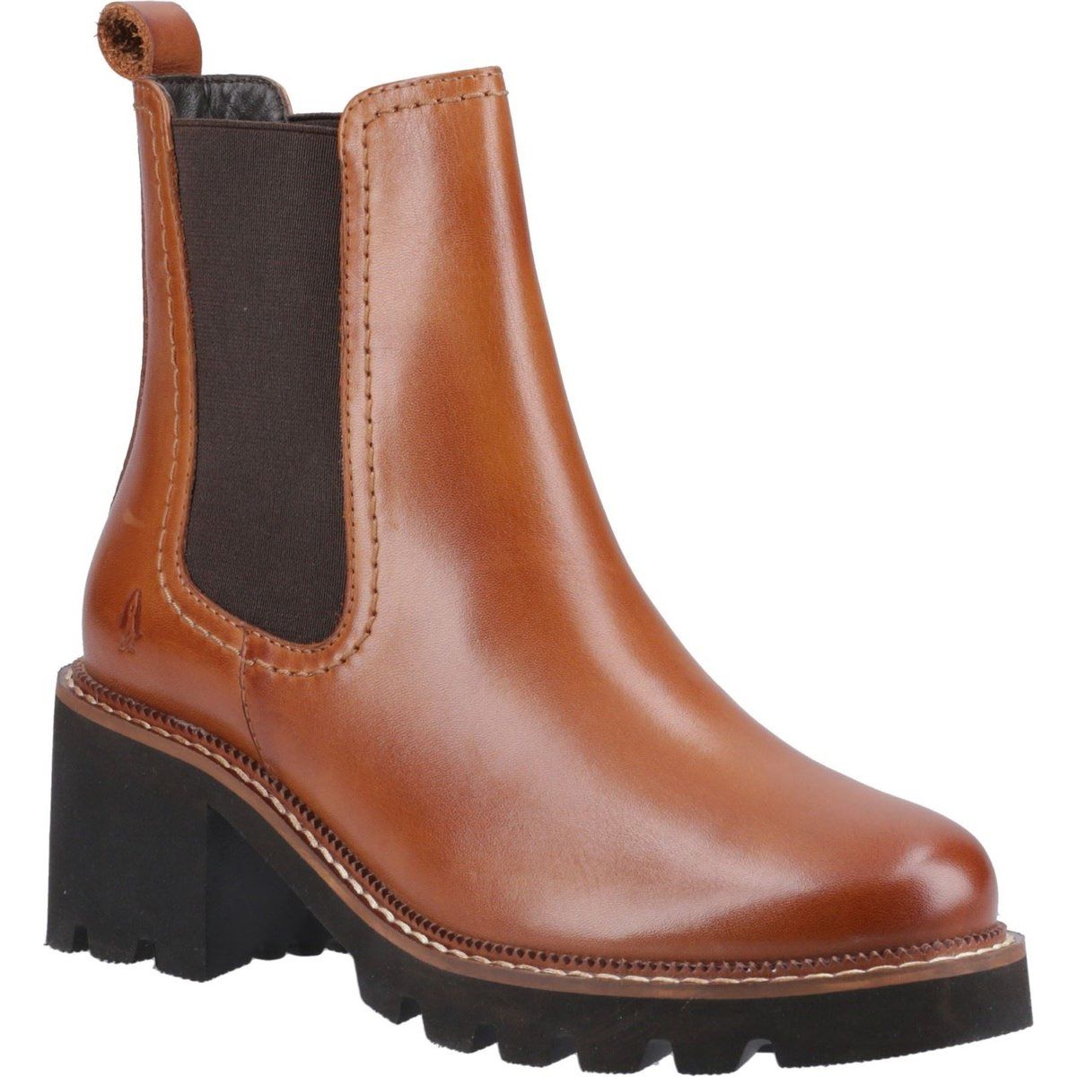 Chelsea-Boots mit klobigem Blockabsatz