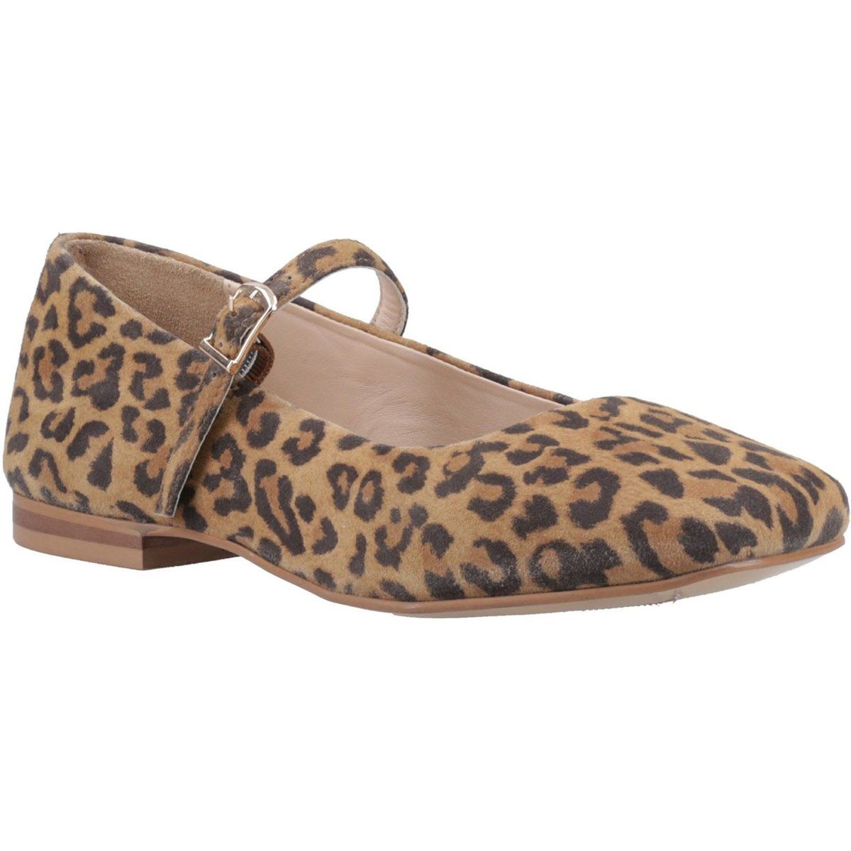 Klassische Mary Janes mit Leopardenmuster