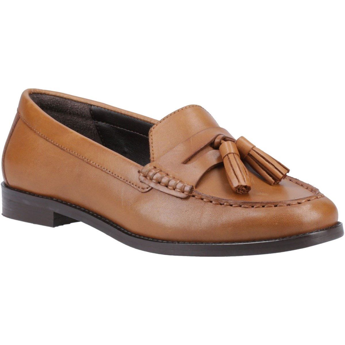 Klassische Leder-Loafer mit Quasten