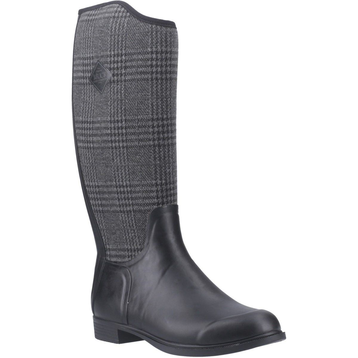 Hohe Gummistiefel im Reitstil