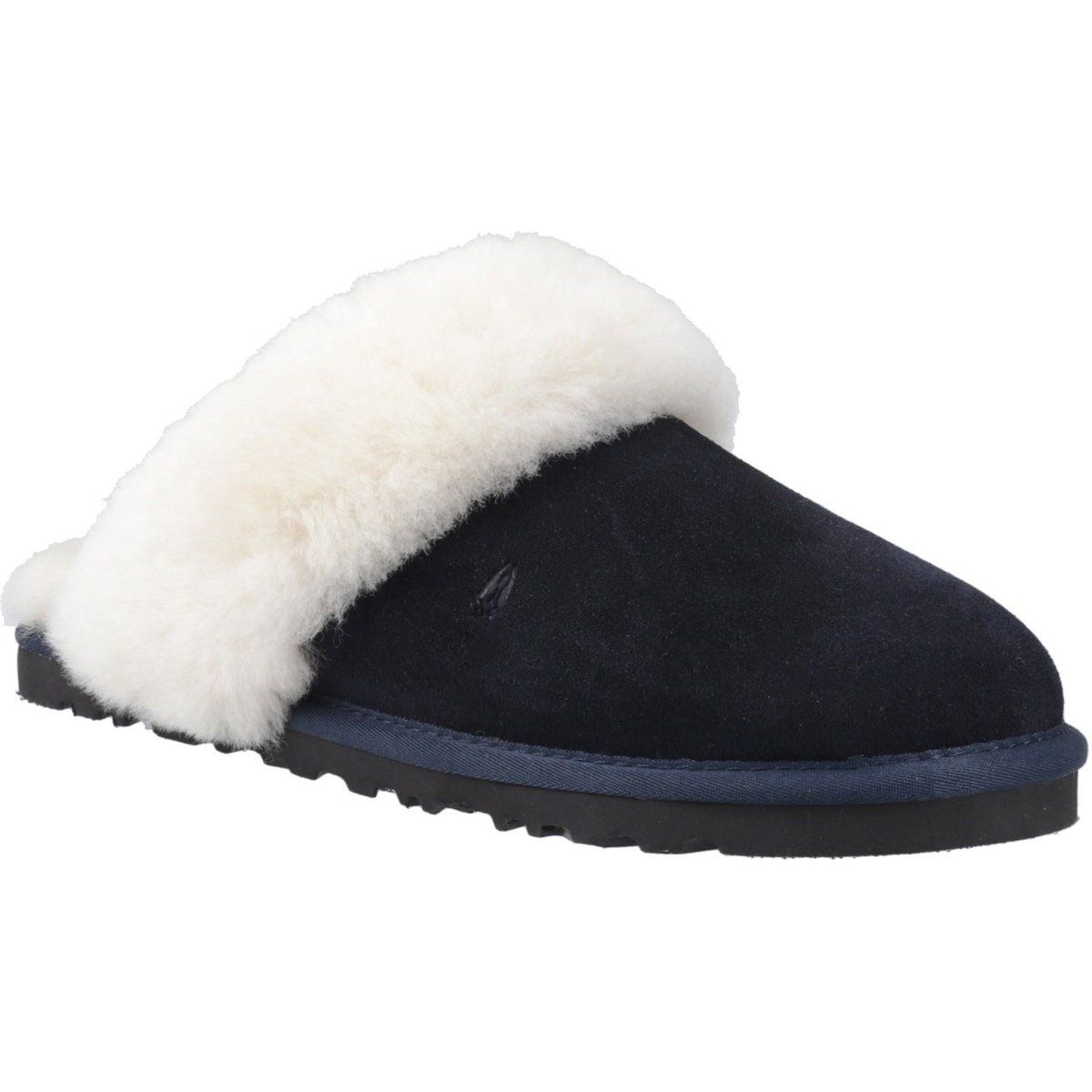 Wildleder-Mules mit Schaffell-Futter
