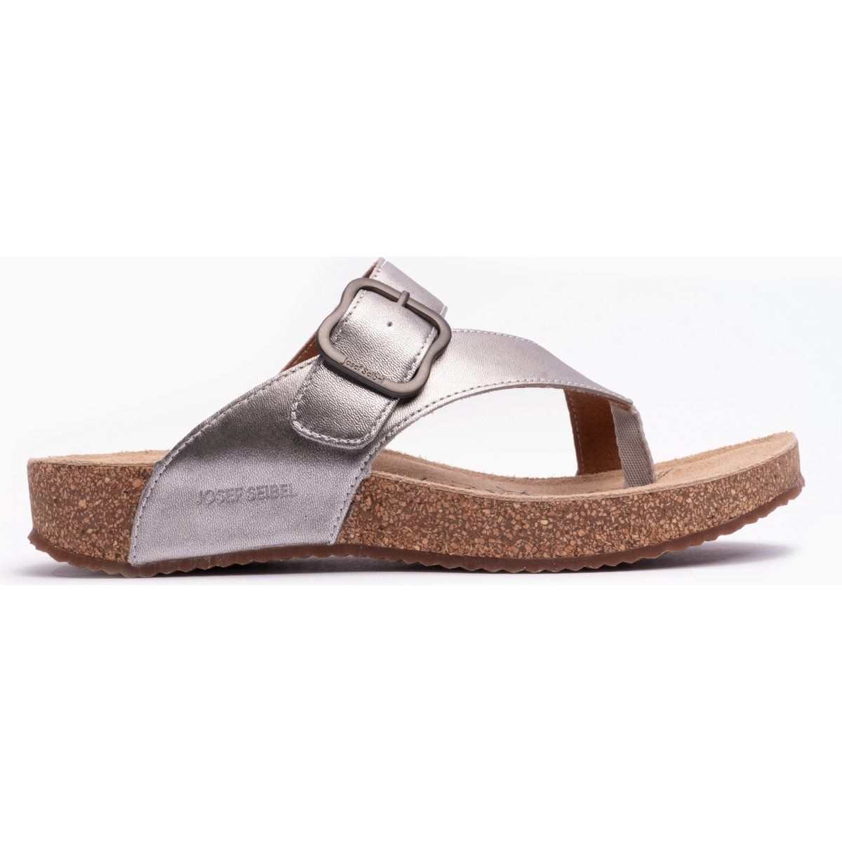Metallic-Zehentrenner mit Schnalle