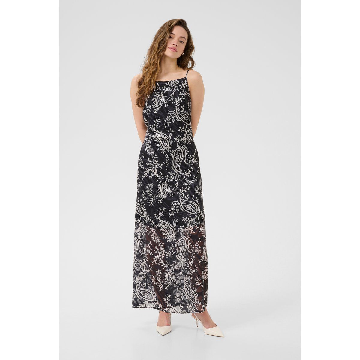 Maxikleid mit Paisley-Muster
