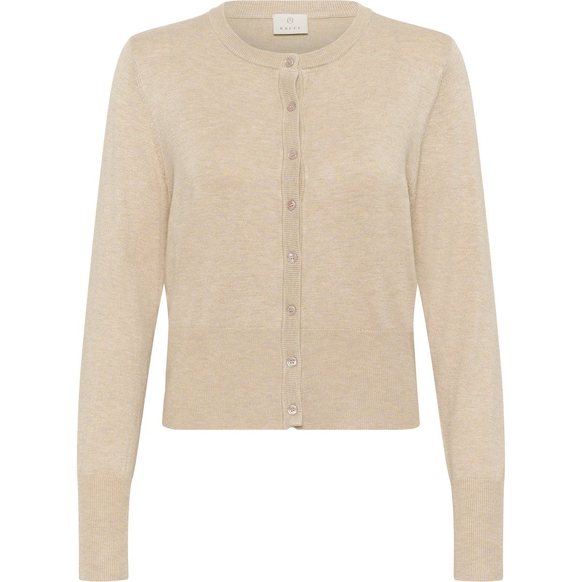 Klassischer Cardigan mit Rundhalsausschnitt