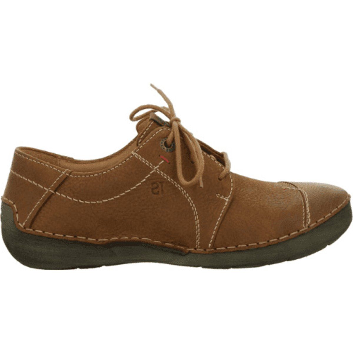 Lässige Leder-Schnürschuhe