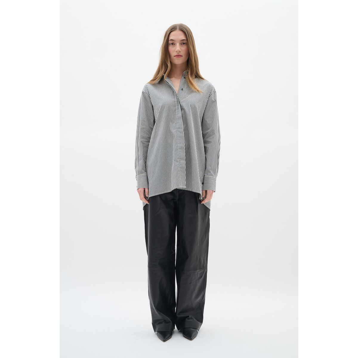 Gestreiftes Baumwollhemd in Relaxed Fit