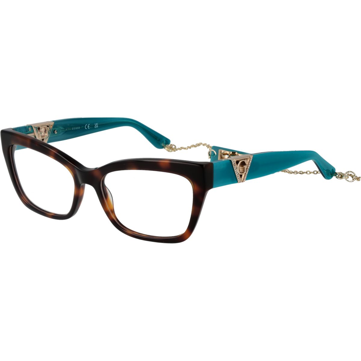 Cat-Eye-Brillenfassung in Schildpatt-Optik