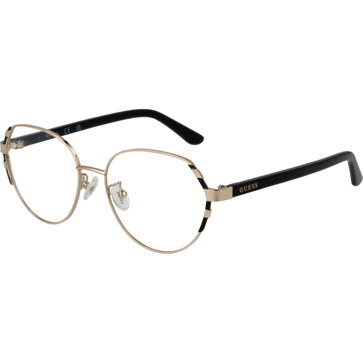 Elegante Geometrische Metall-Brillenfassung
