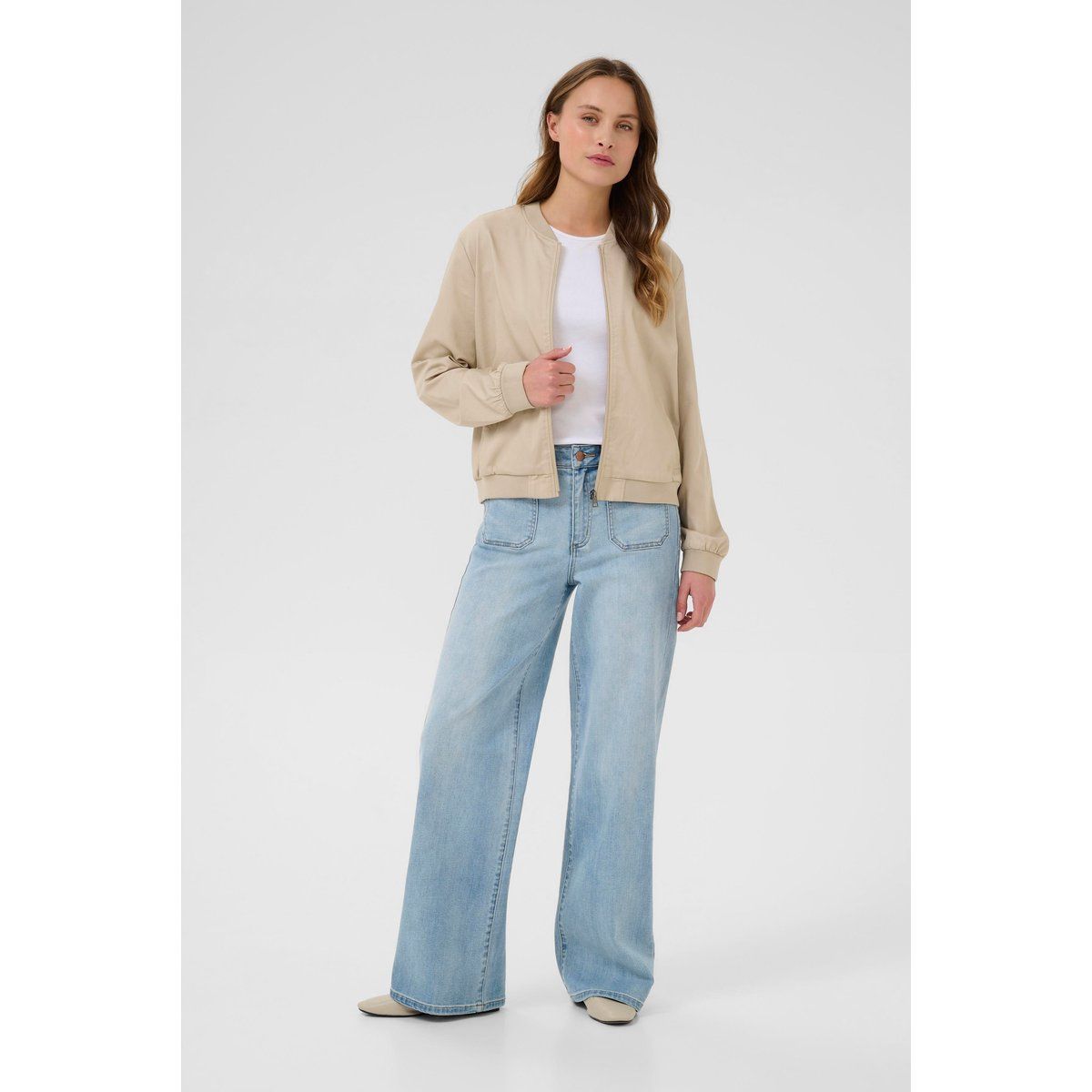 Zip-Jacke im Relaxed Fit