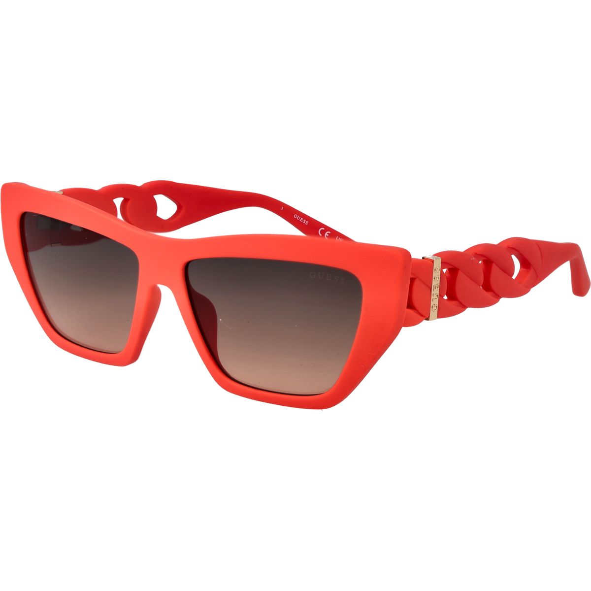 Chicke Cat-Eye-Sonnenbrille mit Kettendetail