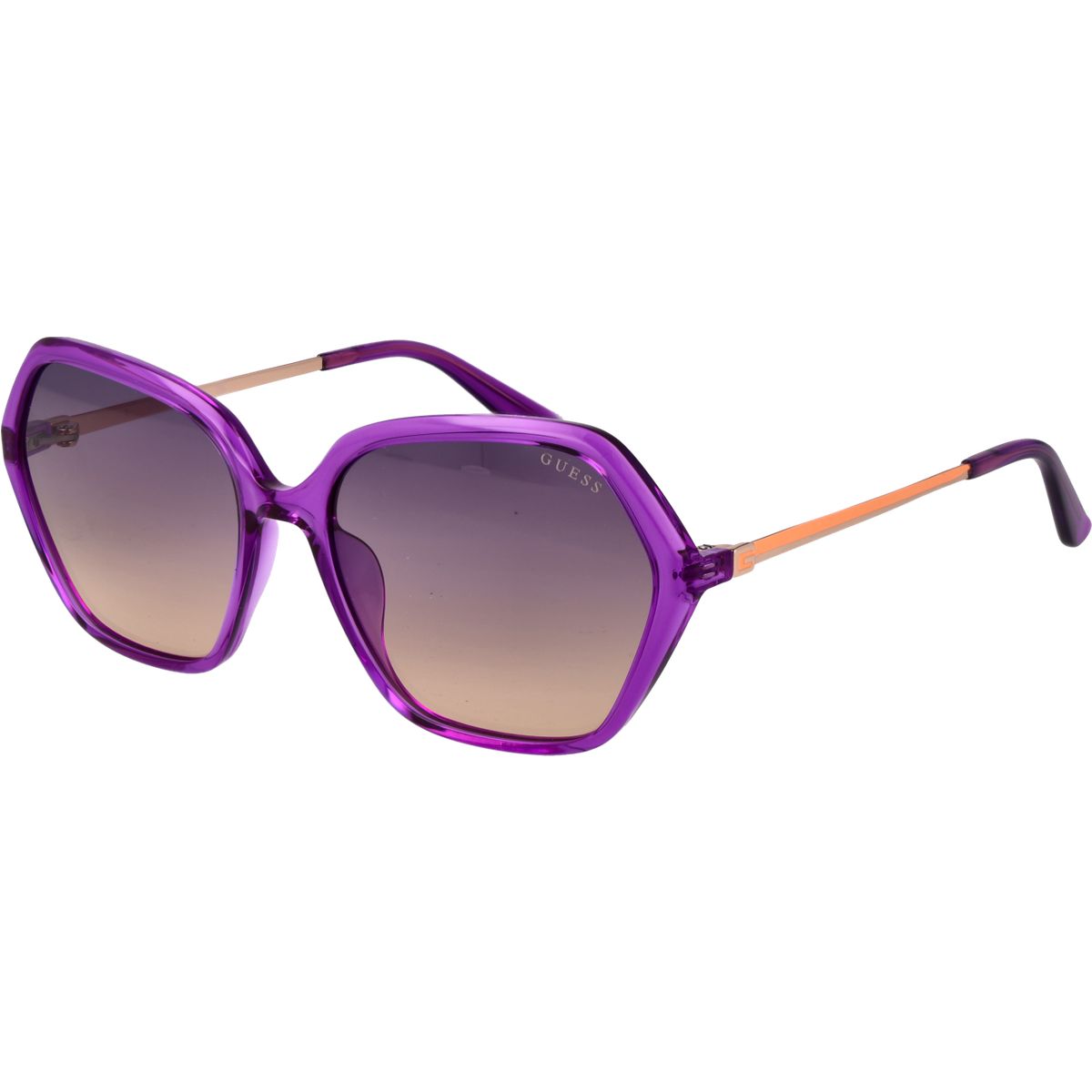 Geometrische Sonnenbrille mit Verlaufsgläsern