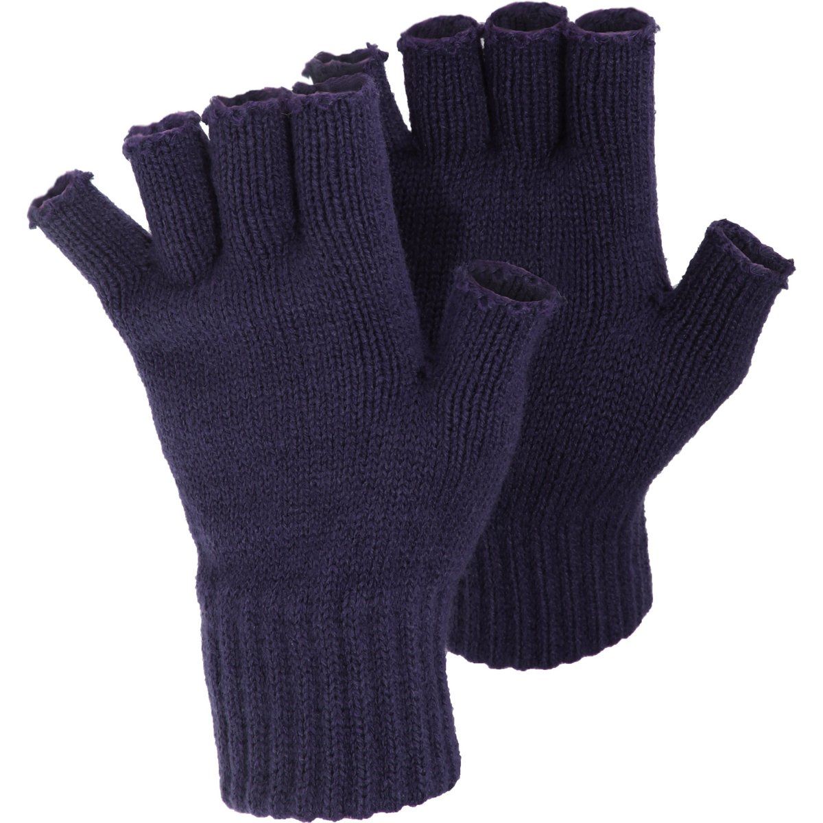 Weiche fingerlose Strickhandschuhe