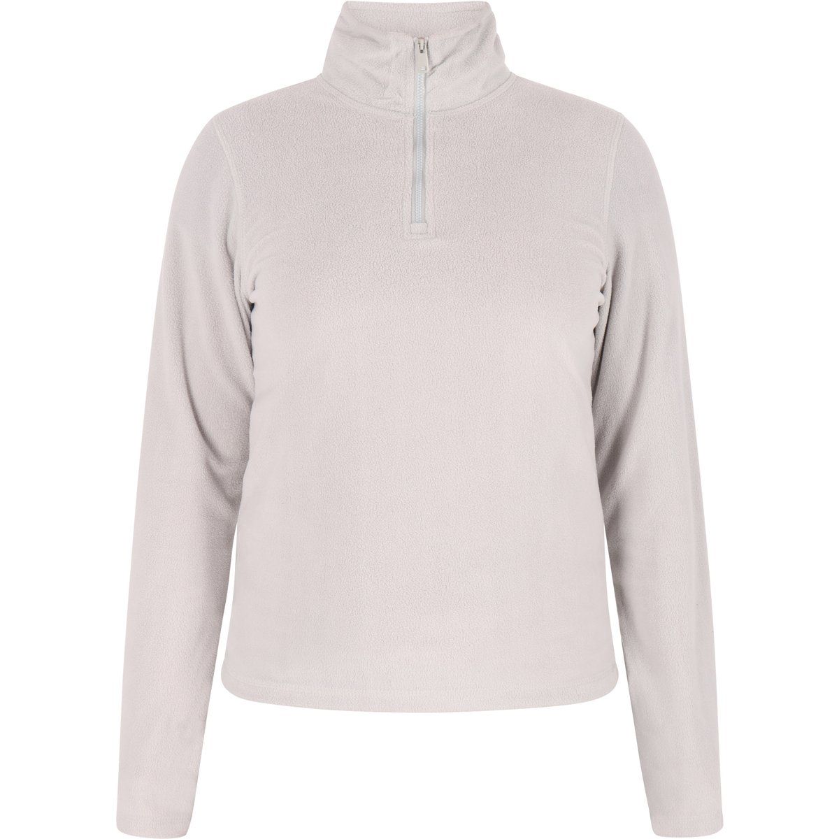 Minimalistischer hochgeschlossener Halbreißverschluss-Pullover