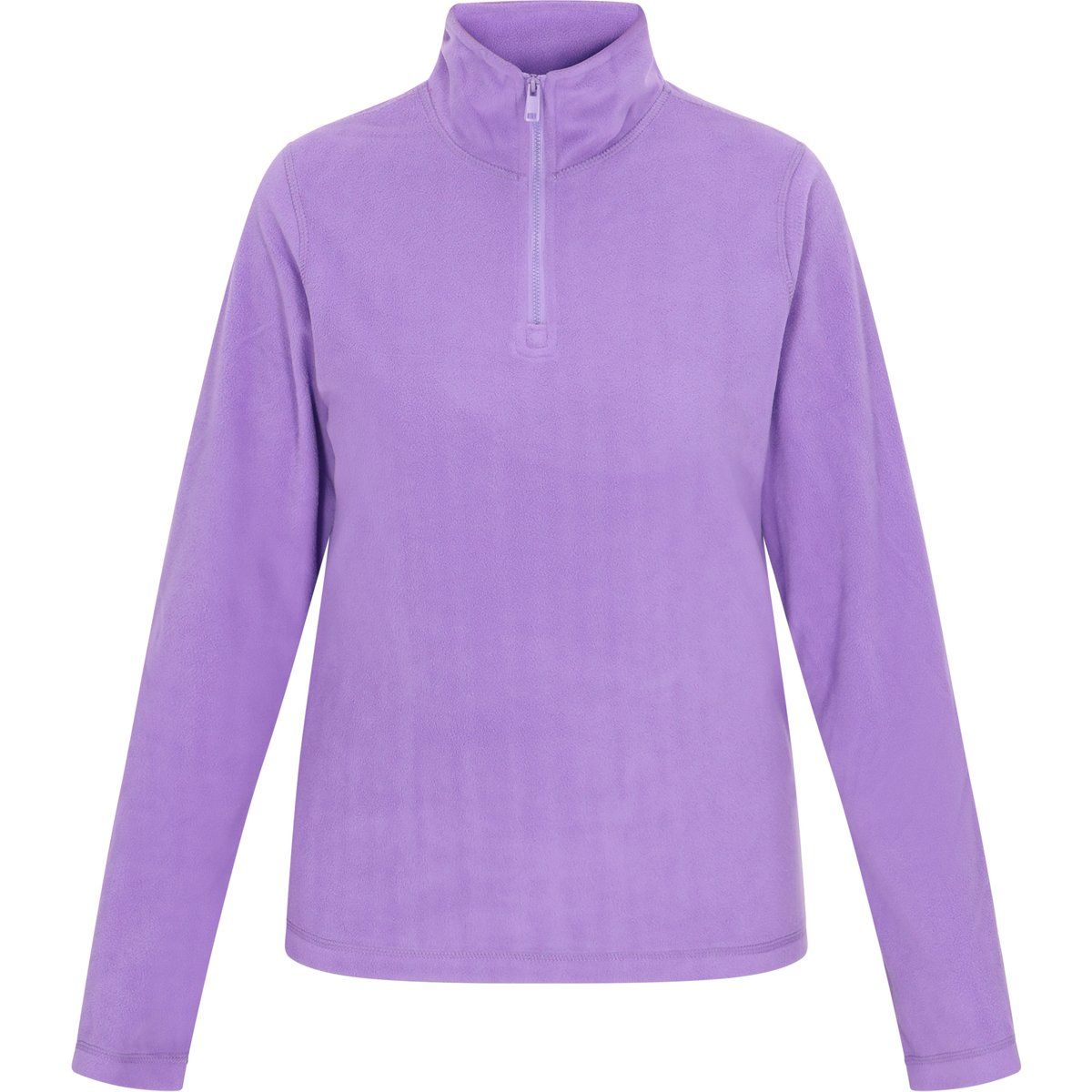 Fleece-Pullover mit halbem Reißverschluss und Stehkragen