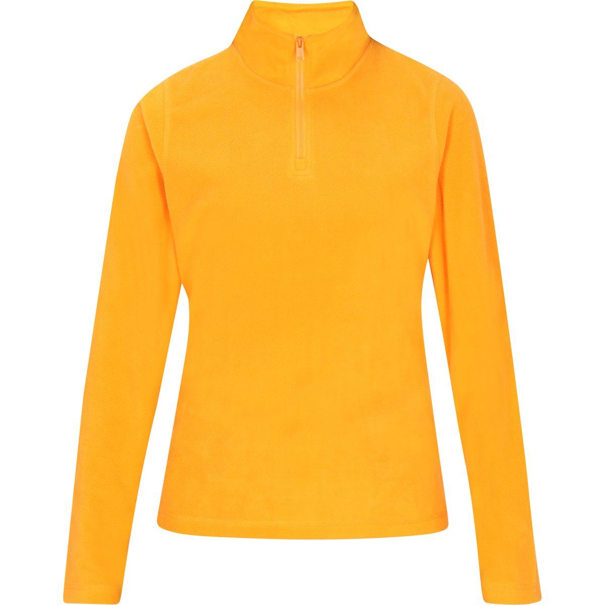 Flauschiger Fleecepullover mit Halbreißverschluss