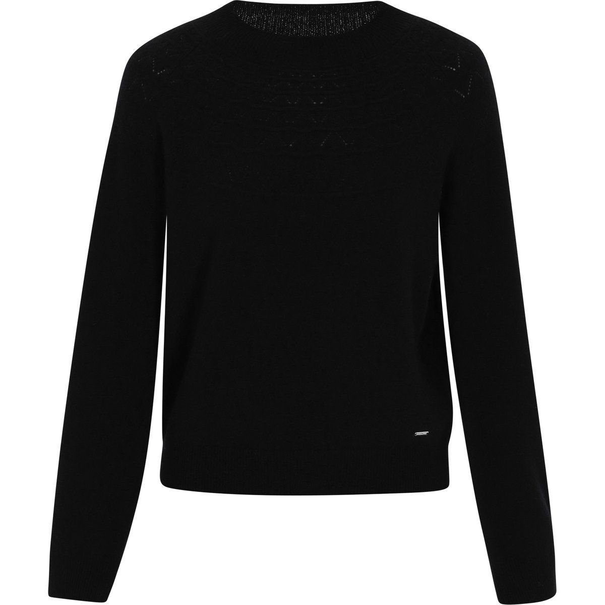 Strickpullover mit Ajour-Muster