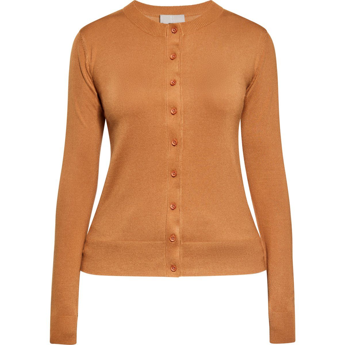 Klassischer Cardigan mit Rundhalsausschnitt