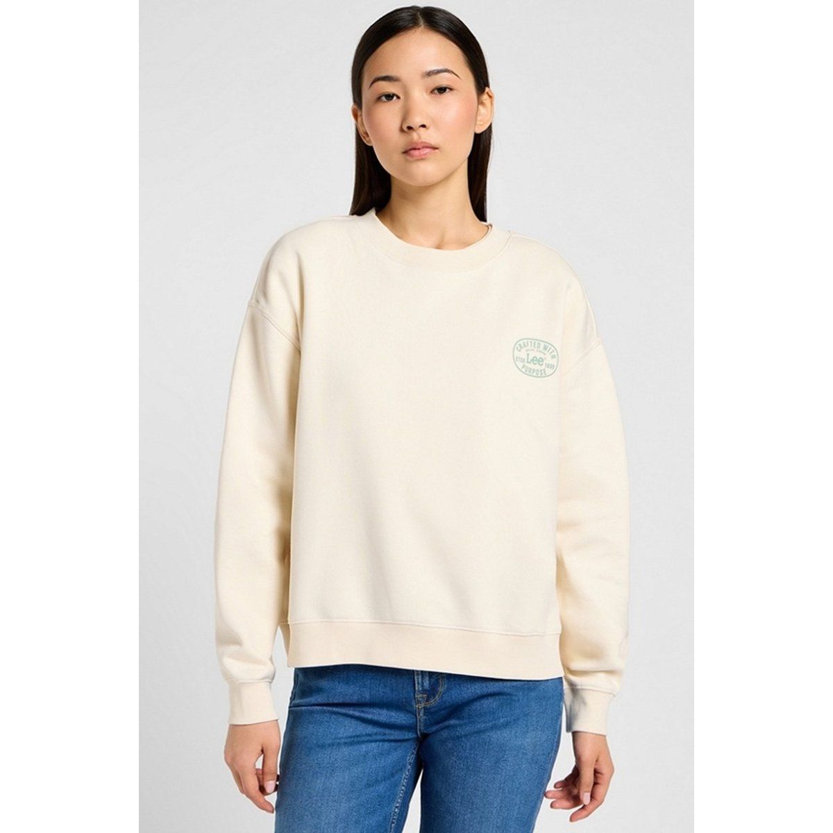 Locker geschnittenes Logo-Sweatshirt