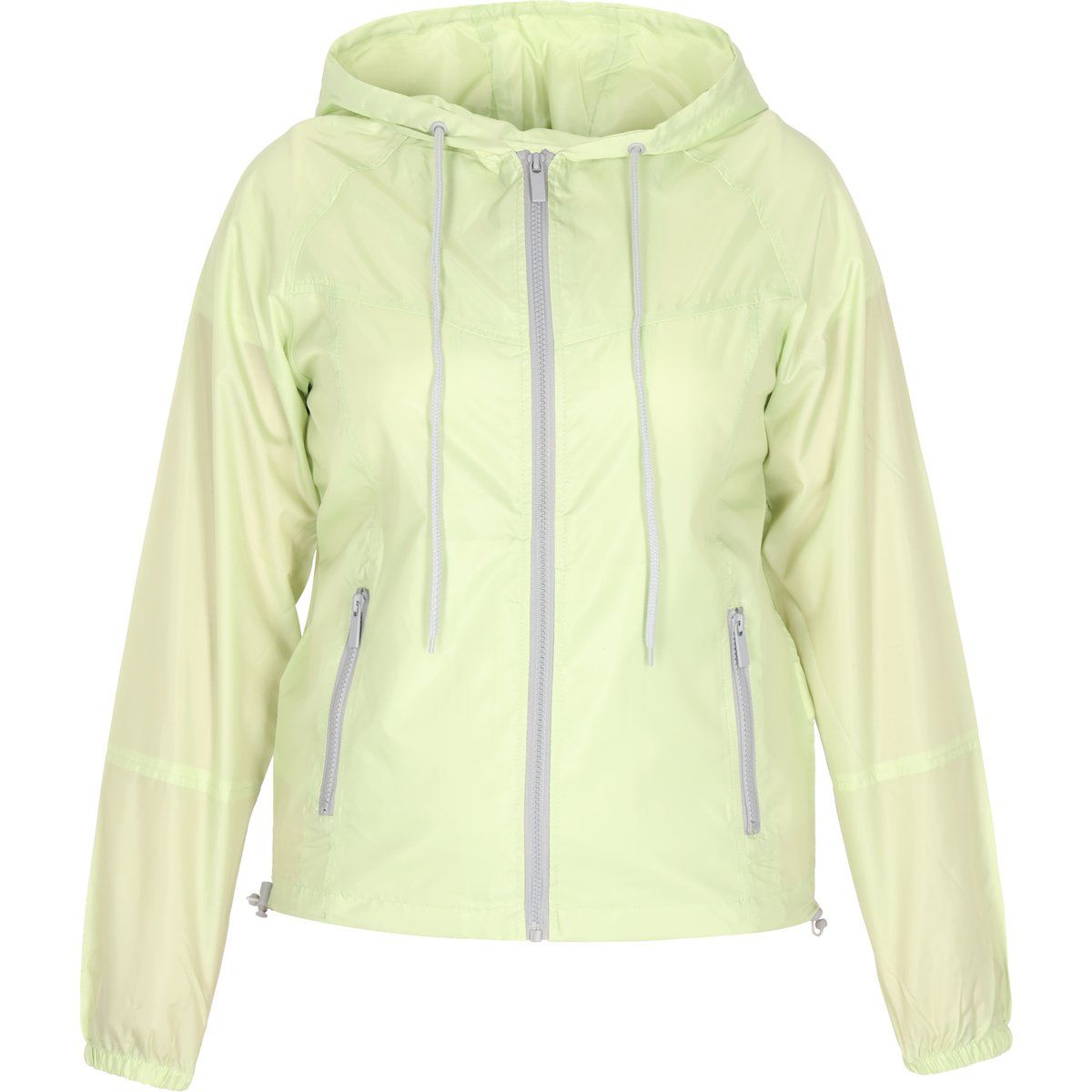 Wasserabweisende Windjacke mit Kapuze